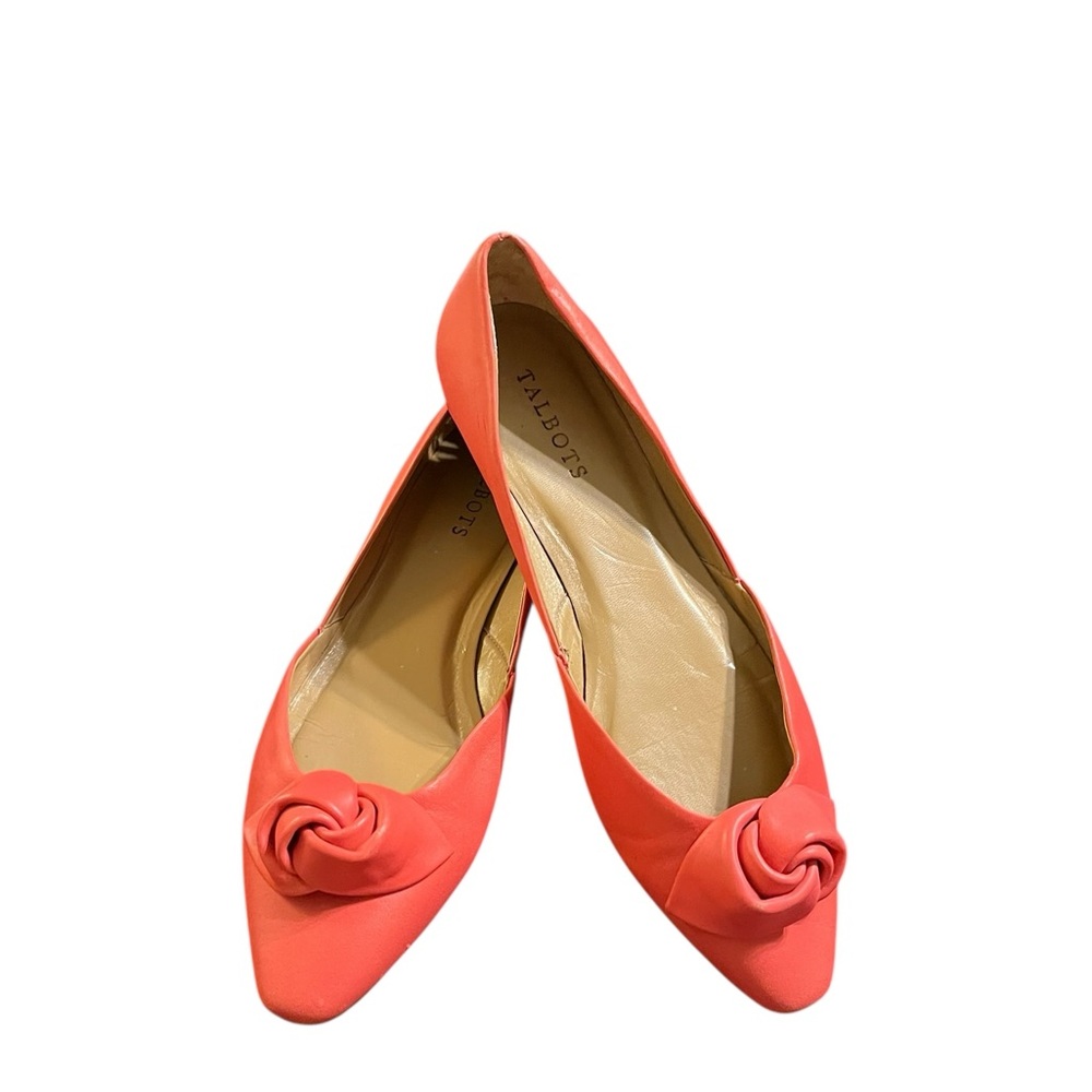 Talbots pink rose flats size 9B - Picture 9 of 13